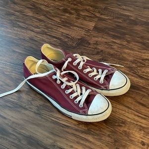 Maroon Converse